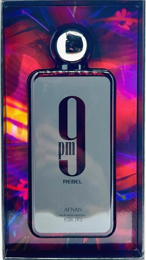 Afnan 9PM Rebel Eau de Parfum Spray for Men 100ml / 3.4 fl oz Long Lasting Fragrance  Brand: